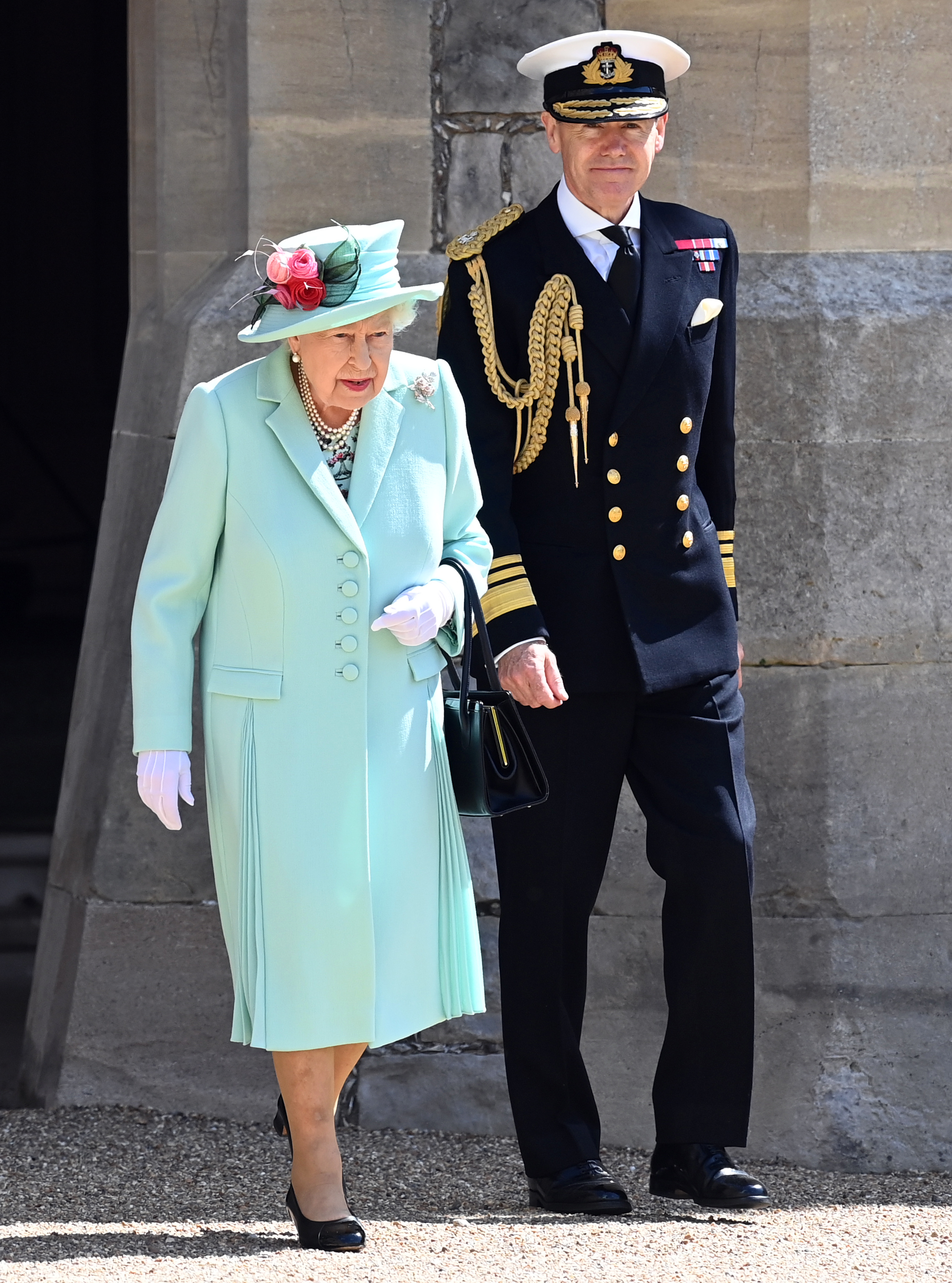 Queen and Vice Admiral Master Tony Johnstone-Burt