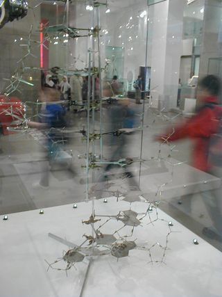 model of dna structure built by watson and crick.