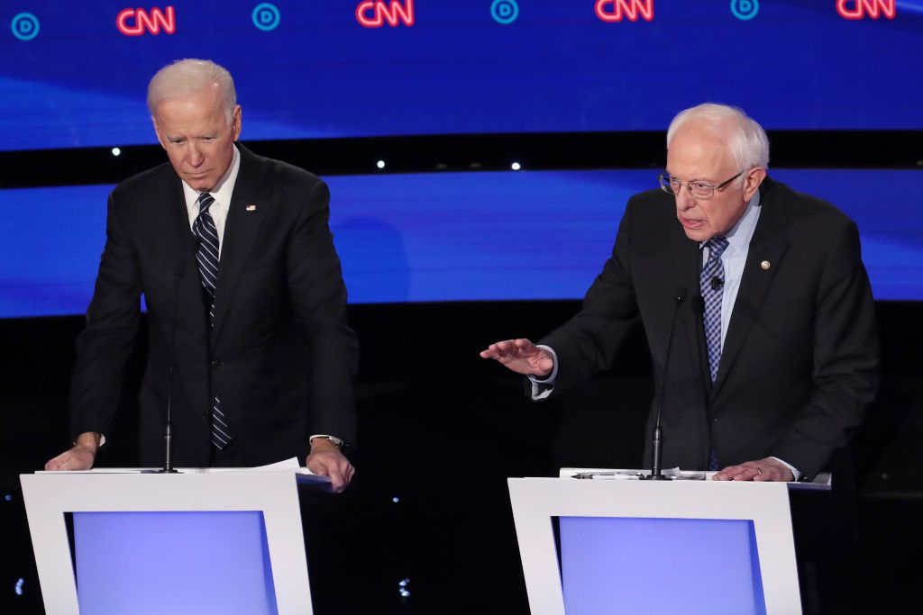 Joe Biden and Bernie Sanders.