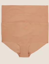 M&amp;S, 3pk No VPL High Rise Knicker Shorts, $24.50 | £14