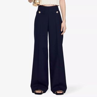 Flat lay image of Sandro trousers