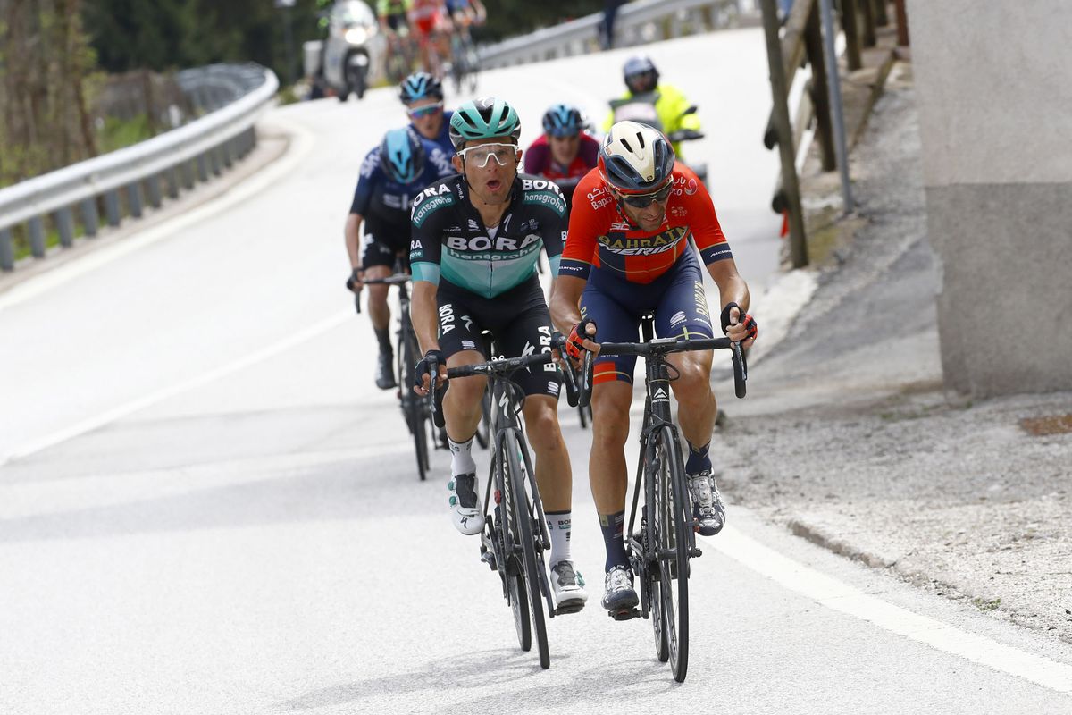 The attacks come on the final climb