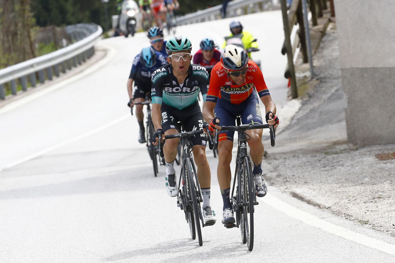 The attacks come on the final climb