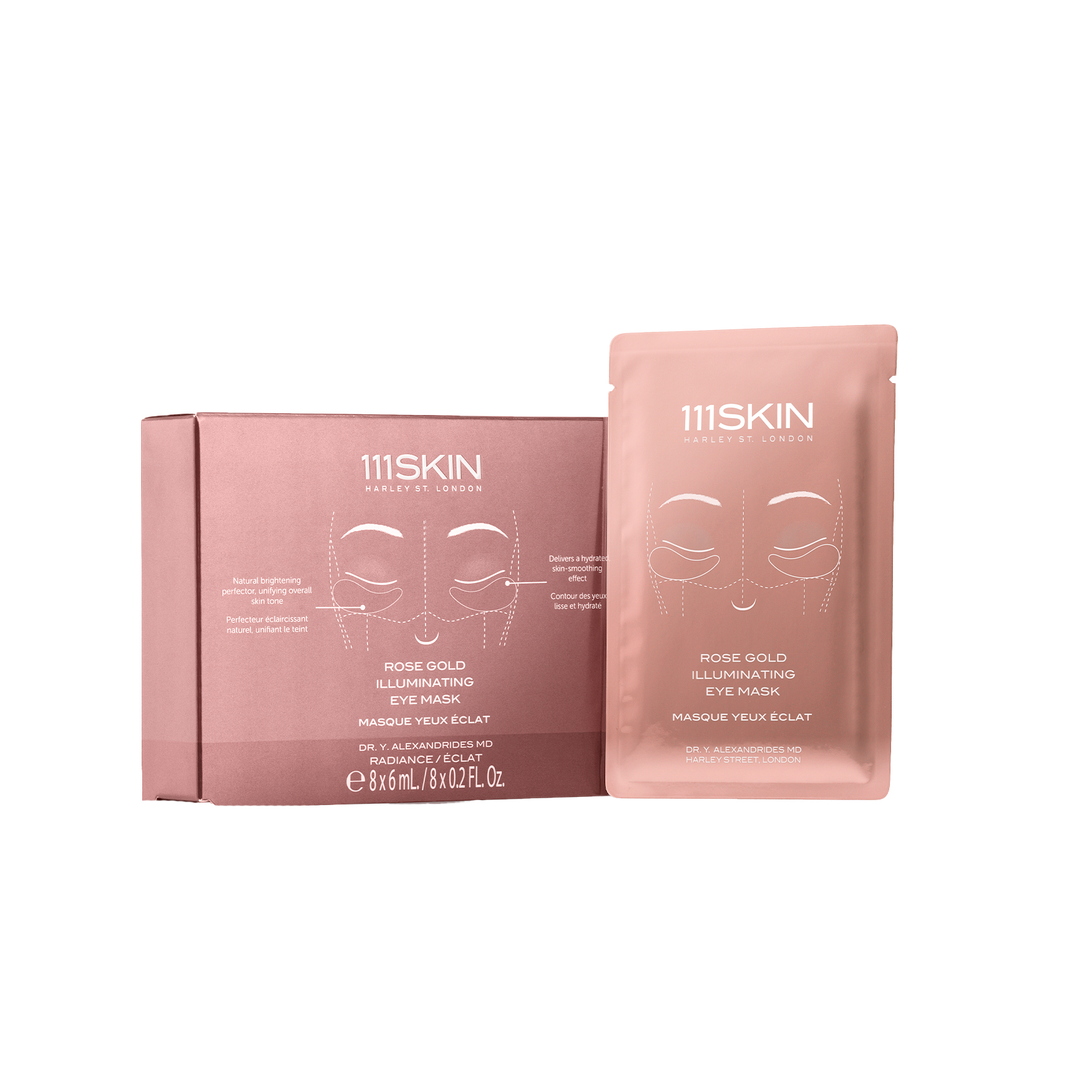 111skin Rose Gold Illuminating Eye Mask Box