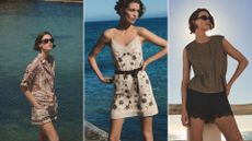Three models wearing M&S 