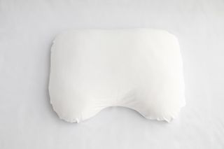 A curved pillow