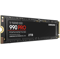 Price watch: ➖Samsung 990 Pro | 2 TB | NVMe | PCIe 4.0 | 7,450 MB/s read | 6,900 MB/s write | $249.99 $159.99 at Amazon (save $90)