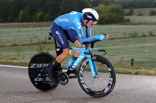 LA PLANCHE FRANCE SEPTEMBER 19 Enric Mas Nicolau of Spain and Movistar Team during the 107th Tour de France 2020 Stage 20 a 362km Individual Time Trial stage from Lure to La Planche Des Belles Filles 1035m ITT TDF2020 LeTour on September 19 2020 in La Planche France Photo by Michael SteeleGetty Images