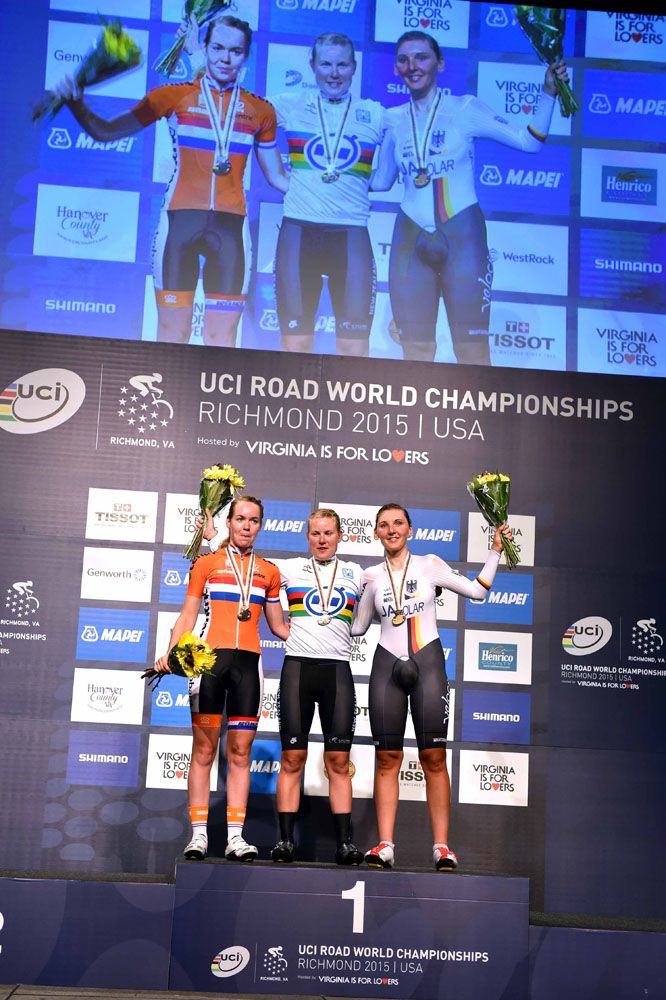 2015 Richmond Women's Elite TT podium