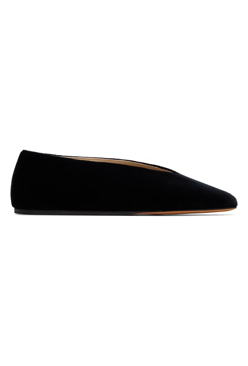Le Monde Beryl, Black Olympia Slipper Flats