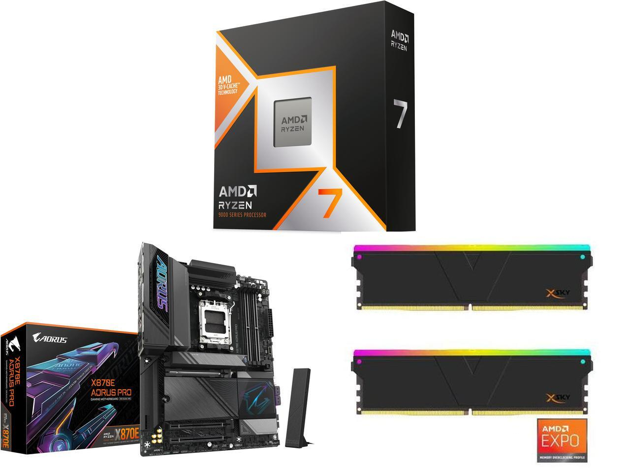 Save $349 on a 9850X3D, bundled with 32GB of RAM and a motherboard