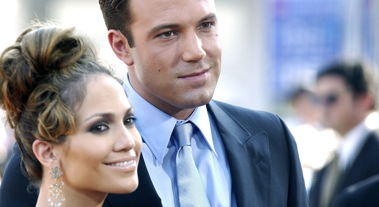 JLo and Ben Affleck during &quot;Gigli&quot; California Premiere at Mann National in Westwood, California