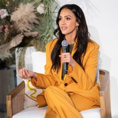 Jessica Alba Speaking at the Marie Claire Power Trip 2022 