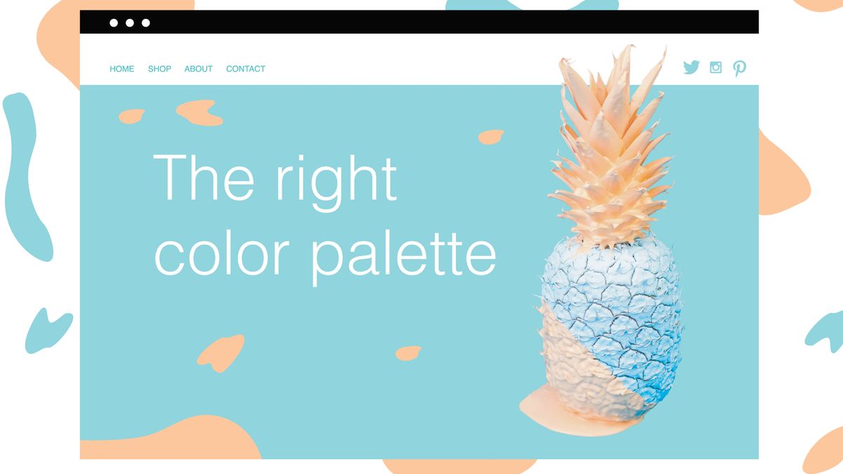 Choose the perfect colour palette for your website