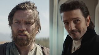 Ewan McGregor in Obi-Wan Kenobi/Diego Luna in Andor