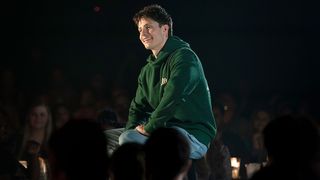 Matt Rife in his Netflix stand-up special Lucid: A Crowd Work Special.