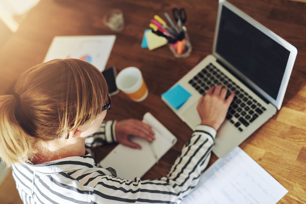 Woman on laptop