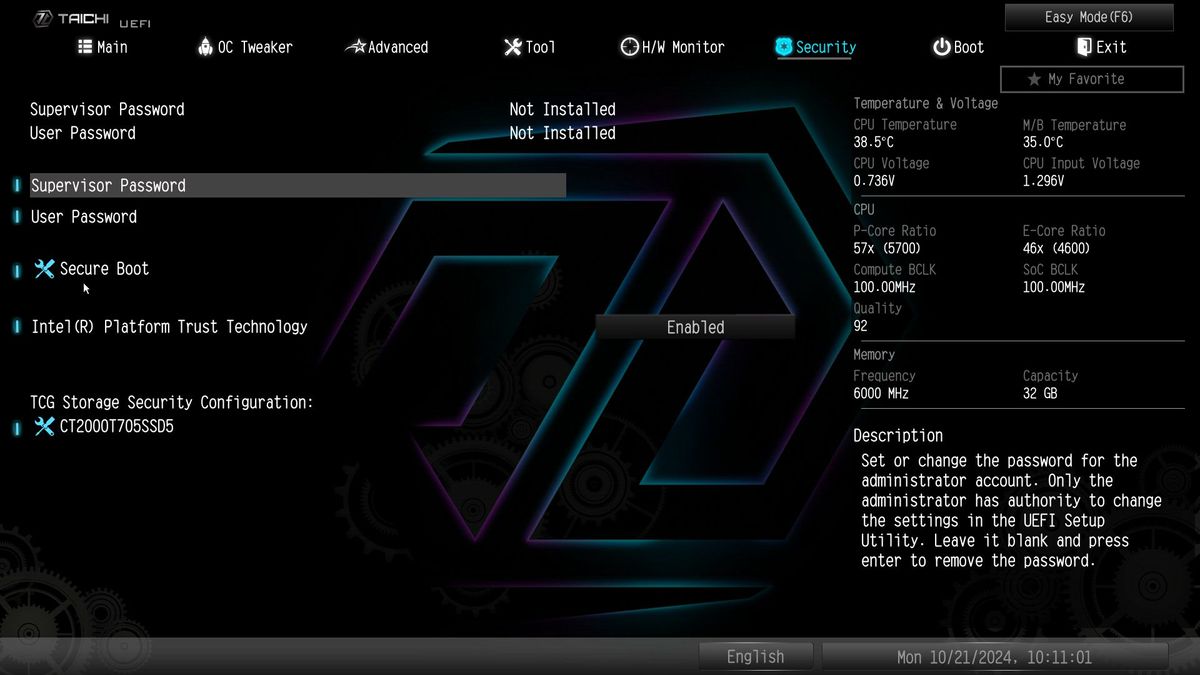 ASRock Z890 Taichi Lite