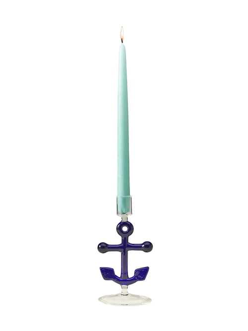 Nautical Glass Candle Holder