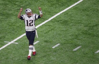 Tom Brady of the New England Patriots.