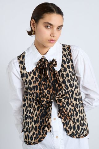 Tilly Gilet - Leopard