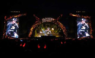 AC/DC onstage in Lisbon