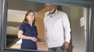 Meredith and Richard on Grey's Anatomy.