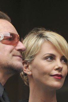 Charlize Theron at Nelson Mandela's memorial service