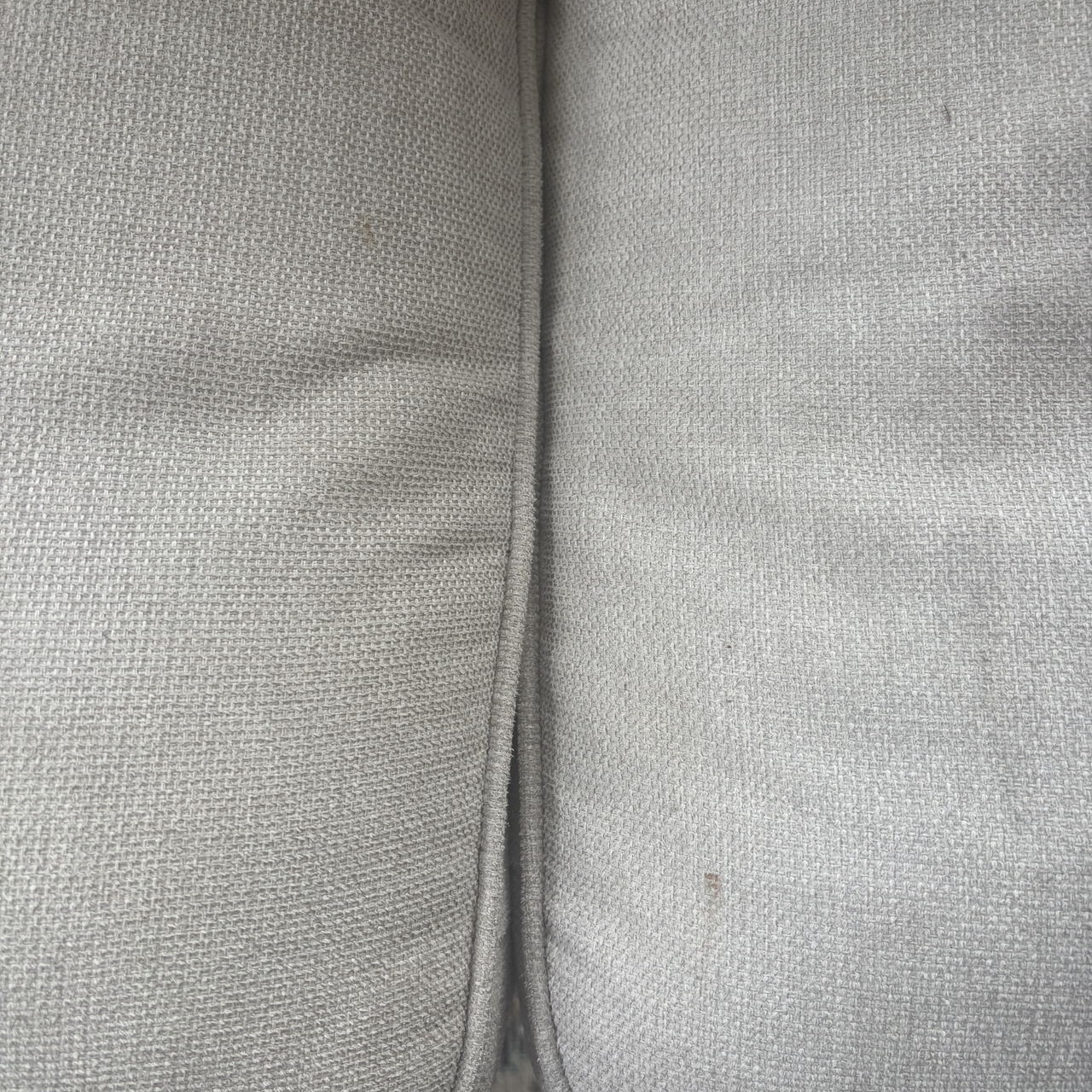 cream sofa before using VAX Platinum SmartWash