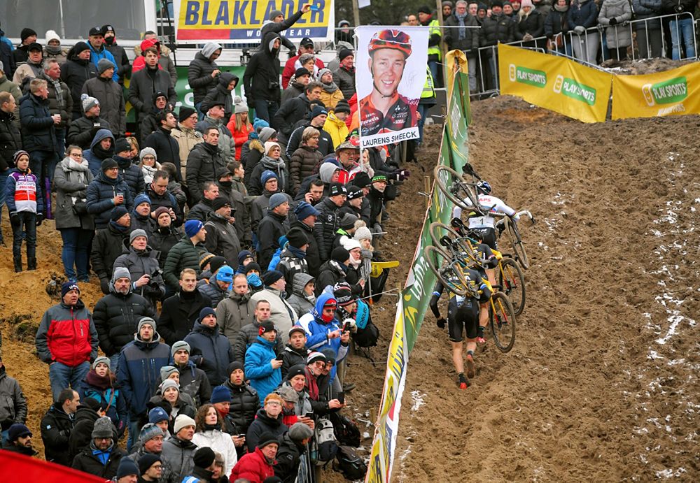 Up the sand hills at Superprestige Zonhoven