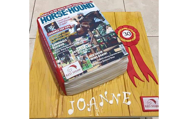 To read or to eat? Joanne Shaw&amp;rsquo;s 30th birthday cake looks good enough for the shelves of a newsagents...