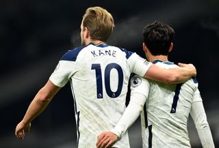 Kane and Son hit the goals as Spurs beat Arsenal 2-0 earlier this season.