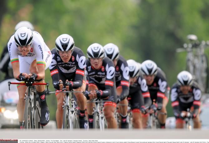 Ignatas Konovalovas and Cervelo at the 2009 Giro