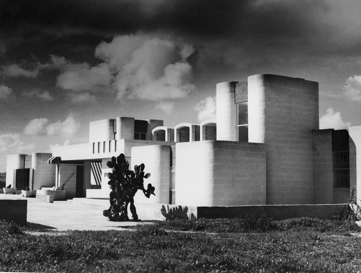 the colourful, postmodernist work of architect Richard England in Malta