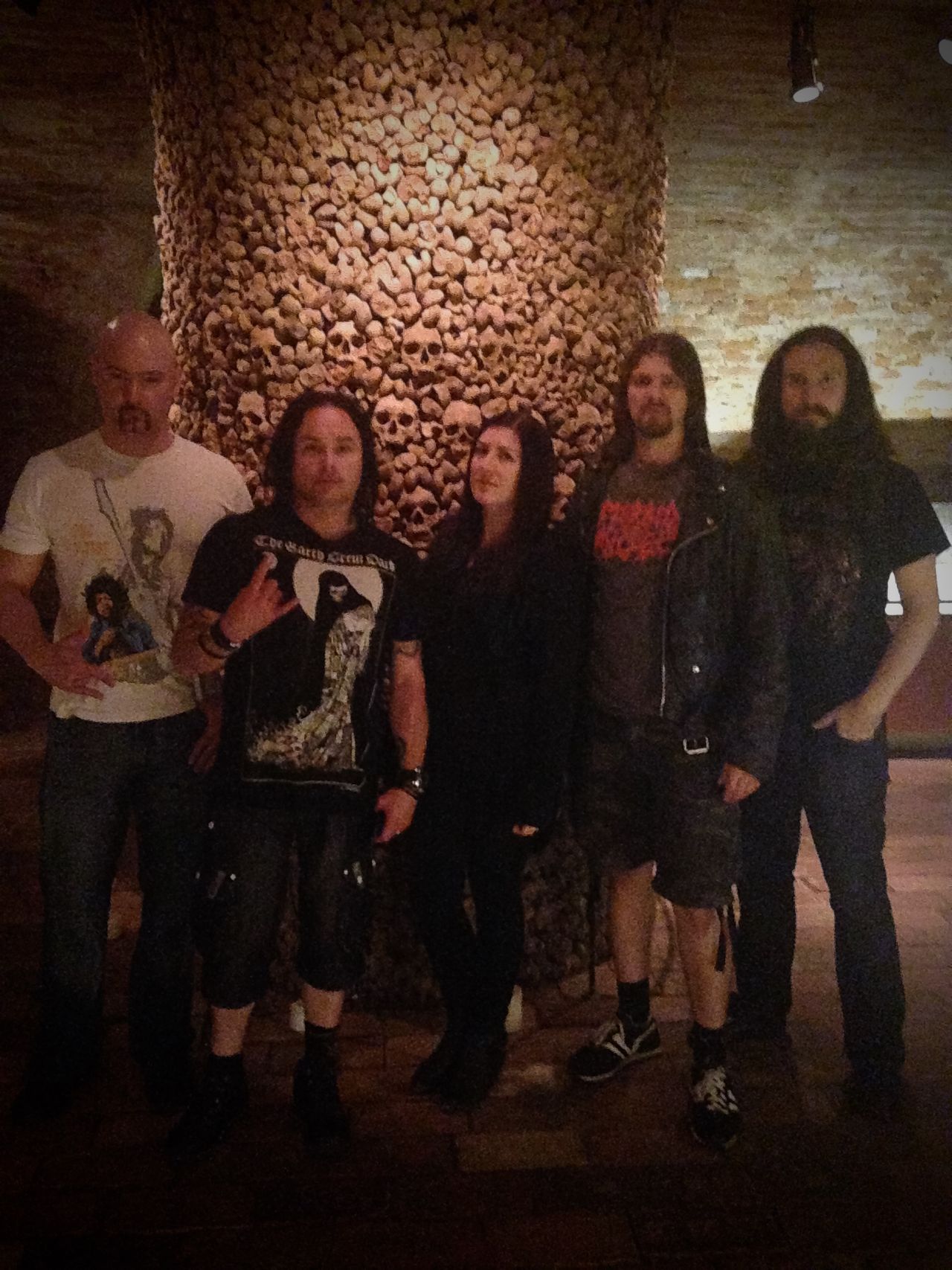 Cradle Of Filth visit Brno Ossuary