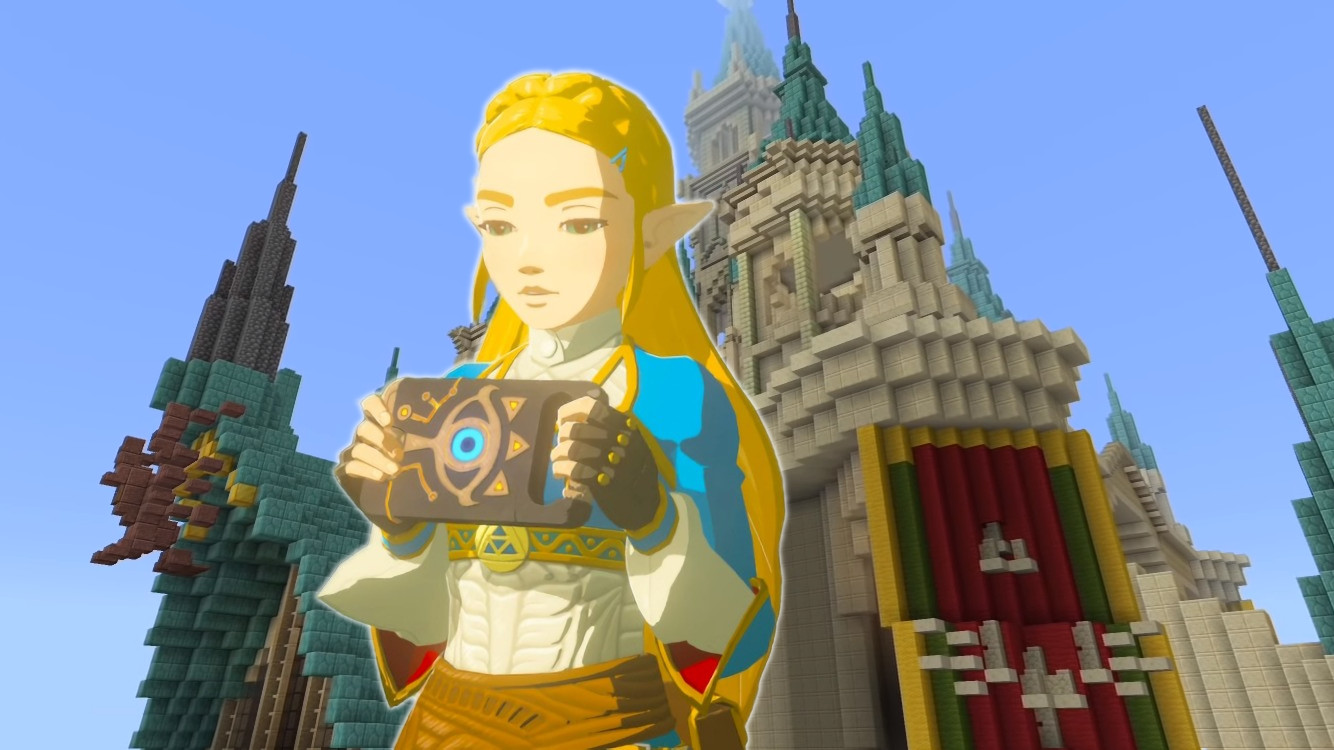 A Minecraft player is building the entire Zelda: Breath of the