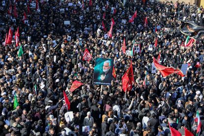 Mourners for Soleimani