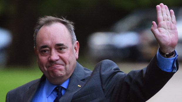 The First Minister of Scotland Alex Salmond