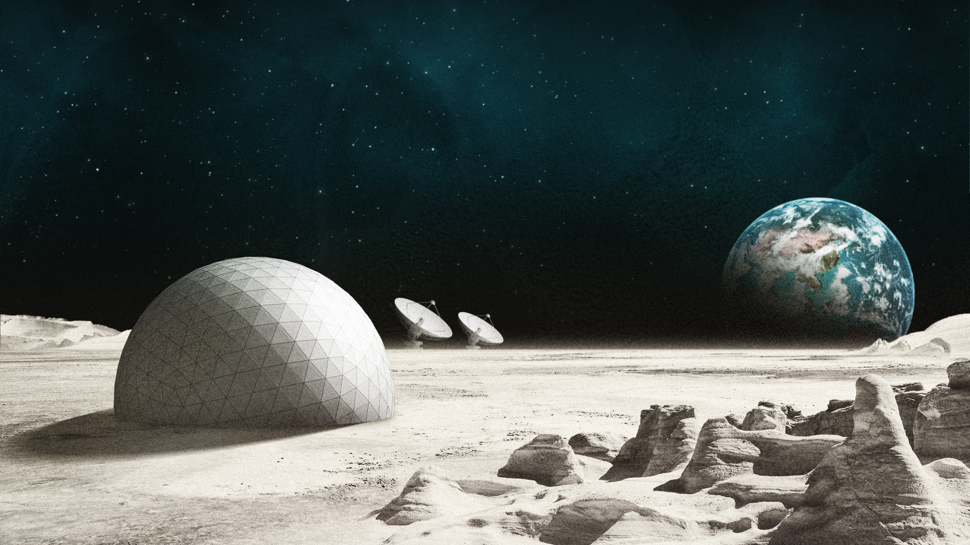  What would a colony on the Moon look like? 