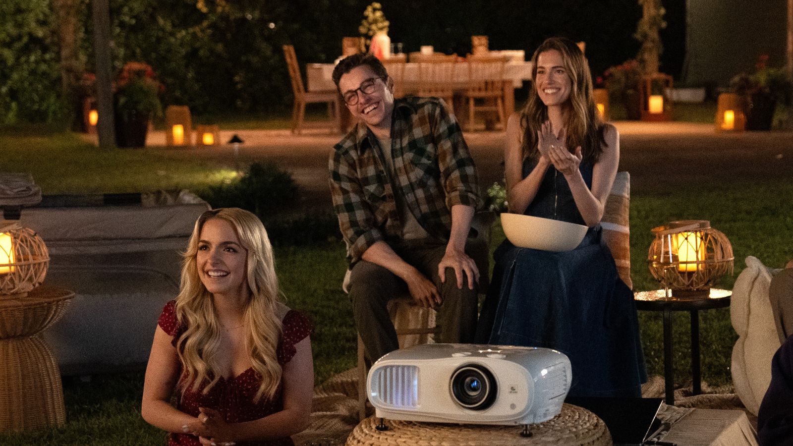 McKenna Grace, Dave Franco and Allison Williams in Regretting You