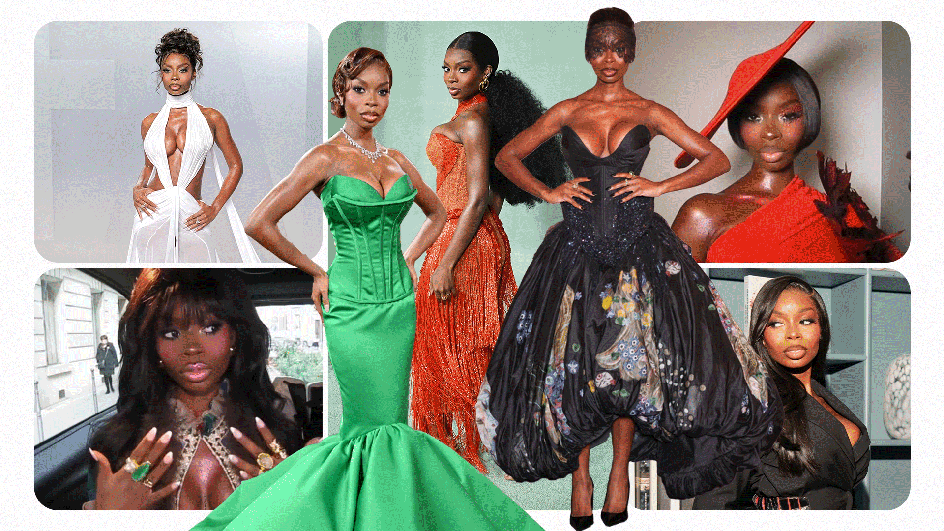 Olandria Carthen on red carpet