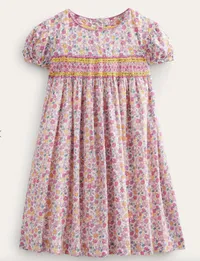 Boden Nostalgic Smocked Dress - was £34.99 NOW £27.20 with code F7V8 | Boden.co.uk