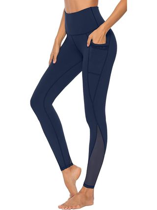 AFITNE, High Waisted Mesh Leggings 