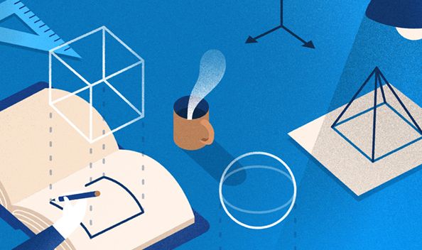 After Effects tutorials: desk illustration