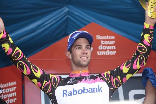 Michael Matthews (Rabobank) was feted on the podium.