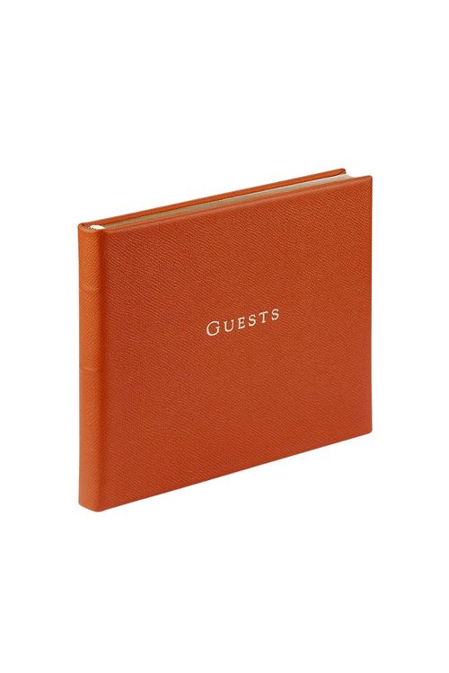 Graphic Image Leather Guest Book