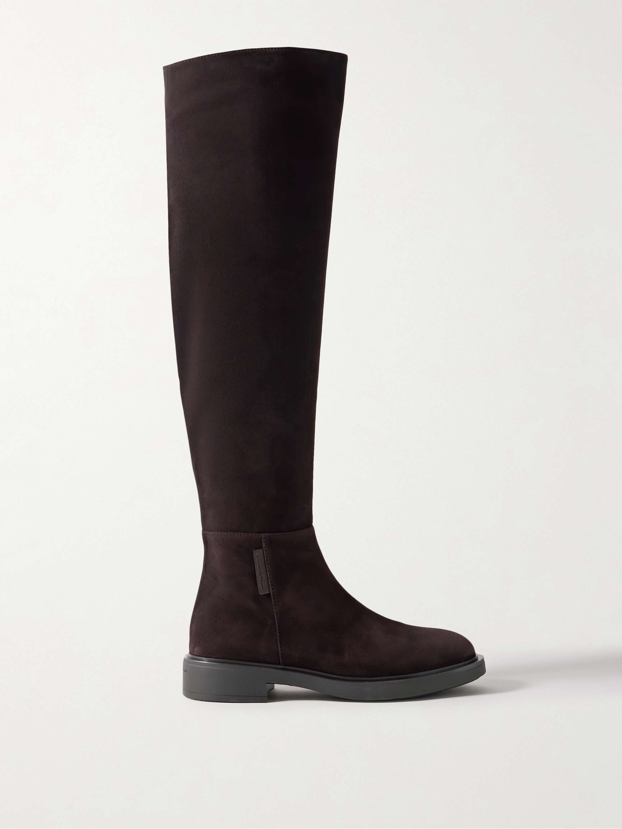 Lexington suede over-the-knee boots