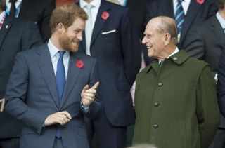 Prince Harry and Prince Philip