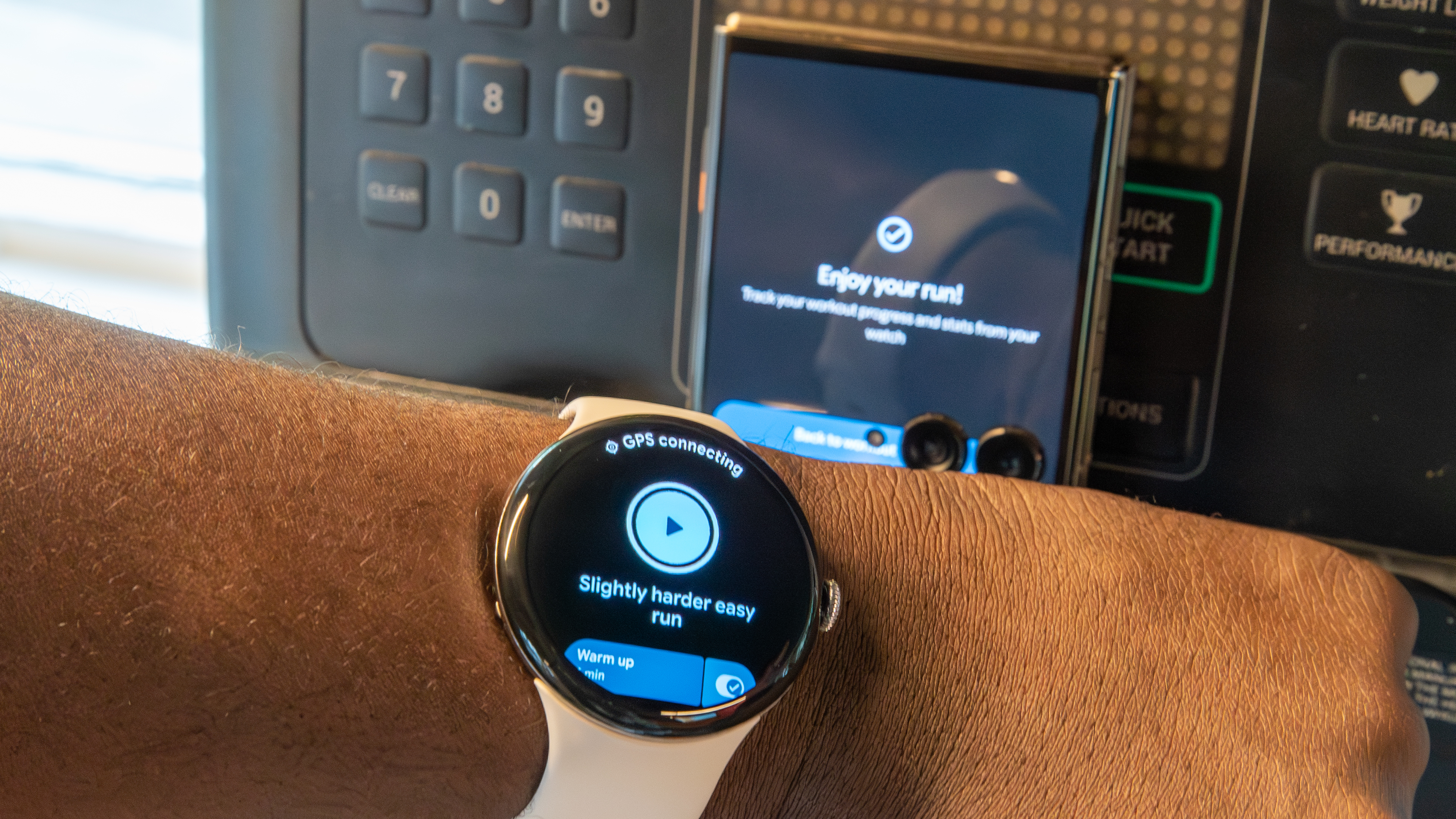 Google Health app run on the Pixel Watch 4