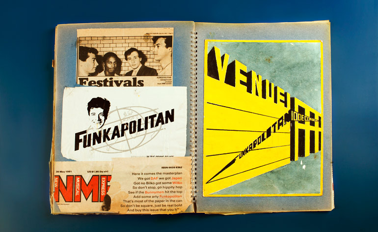 Funkapolitan cuttings scrap book